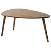 Image de Table basse en mindi massif finition noyer