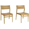 Image de Chaise de jardin en teck massif (lot de 2)