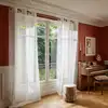 Image de Voilage fin au tombé léger blanc 350x280 cm