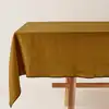 Image de Nappe rectangulaire en lin bronze 170x250 cm