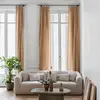 Image de Rideau en lin beige 150x350 cm