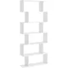 Image de Bibliothèque étagère zig zag 80l x 23l x 192h cm