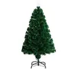 Image de Sapin de noël artificiel fibre optique led multicolore étoile h1,20 m