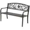 Image de Banc 3 places de jardin style rural chic