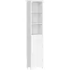 Image de Meuble colonne de salle de bain moderne blanc