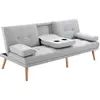 Image de Canapé convertible 3 places design scandinave