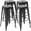 Image de Lot de 4 tabourets de bar industriel
