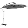 Image de Parasol déporté octogonal inclinable gris