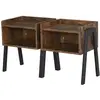Image de Lot de 2 tables de chevet style industriel
