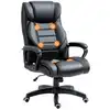Image de Fauteuil bureau ergonomique hauteur réglable synthétique noir