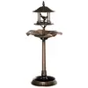 Image de Bain d'oiseaux abreuvoir oiseaux polypropylène bronze antique