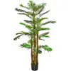 Image de Palmier artificiel h.1,85 m tronc branches lichen pot inclus