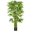 Image de Bambou artificiel xl 1,60h m 975 feuilles denses réalistes pot inclus
