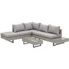 Image de Ensemble salon de jardin d'angle 5 places design contemporain
