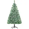 Image de Sapin de noël artificiel enneigé imitation nordmann h1,50 m