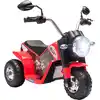 Image de Moto électrique enfant chopper 6 v 3 roues rouge noir