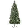Image de Sapin de noël artificiel enneigé nordmann 50 pommes de pin h1,80 m