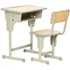 Image de Bureau enfant vintage style pupitre d'écolier kaki aspect bois clair