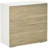 Image de Commode style contemporain 4 tiroirs 76 x 35 x 72 cm