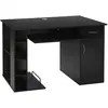 Image de Bureau informatique multi-rangements mdf noir