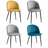 Image de Chaises salle à manger scandinave velours multicolore