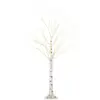 Image de Arbre lumineux bouleau 96 leds blanc chaud h.1,5 m