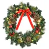 Image de Couronne de noël artificielle led ø 60 cm 20 led blanc chaud