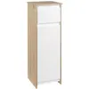 Image de Meuble colonne bas salle de bain style cosy porte tiroir