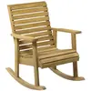 Image de Fauteuil de jardin à bascule style néo-rétro bois sapin autoclave