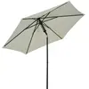 Image de Parasol inclinable octogonal ø 2,65 m gris clair