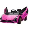 Image de Voiture électrique enfants licence lamborghini 12v télécommande rose