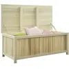 Image de Coffre de rangement extérieur 172l - dim. 120l x 55l x 45h cm - bois