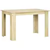 Image de Table à manger grand plateau 2-4 personnes - aspect chêne clair