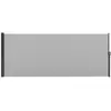 Image de Store latéral brise-vue paravent rétractable dim. 4l x 1,60h m gris