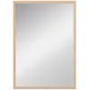 Image de Miroir mural rectangulaire 50x70cm bois naturel