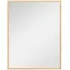 Image de Miroir mural rectangulaire 90x70cm bois naturel