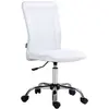 Image de Chaise de bureau ergonomique hauteur réglable maille blanc