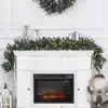 Image de Guirlande de noël lumineuse 1,8 m pommes de pin baies 50 led vert