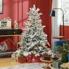 Image de Sapin de noël artificiel led enneigé h.180 cm 1321 branches
