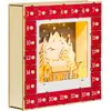 Image de Calendrier de l'avent led 24 tiroirs à remplir bois rouge