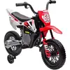 Image de Moto électrique enfants 12v plastique rouge