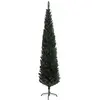 Image de Sapin de noël artificiel avec base en acier 390 branches épines vert