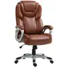 Image de Chaise de bureau dossier haut marron