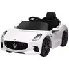 Image de Voiture électrique enfants 12v avec télécommande plastique blanc