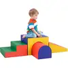 Image de Parcours motricité bébé 4 pièces mousse epe multicolore