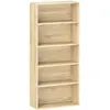 Image de Bibliothèque 5 niveaux bois naturel
