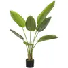 Image de Plante artificielle intérieure terreau floqué vert