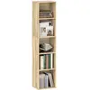Image de Bibliothèque 5 niveaux bois naturel