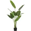 Image de Plante artificielle intérieure terreau floqué vert