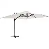Image de Parasol déporté rectangulaire 4x3m écru